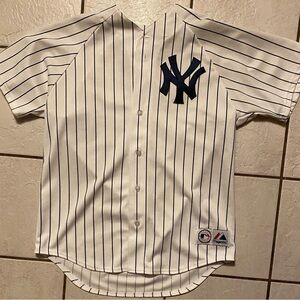 Authentic Derek Jeter #2 New York Yankees On-Field Majestic Jersey